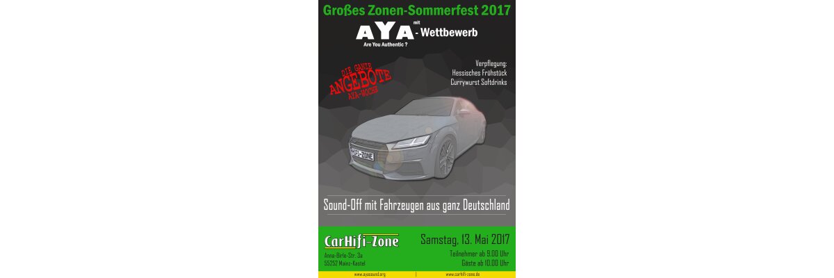 Sommerfest 2017 mit AYA-Soundoff - 