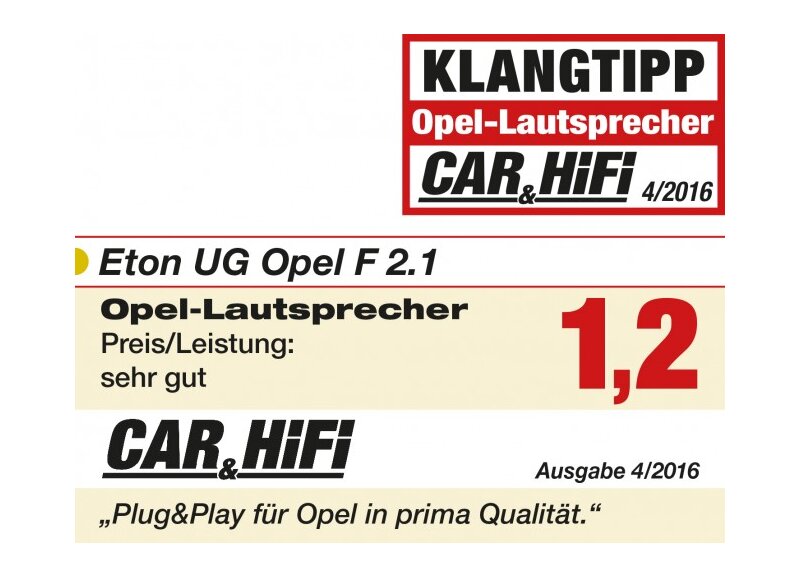 Zafira, ETON OPEL-F21 Opel Universal Lausprecher Opel Astra Cascada Insignia