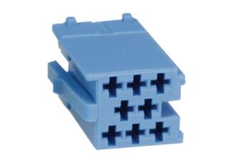 Gehäuse Mini ISO Stecker Blau